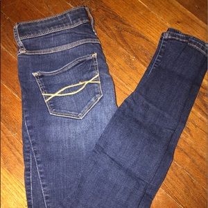 A&F high rise skinny jean